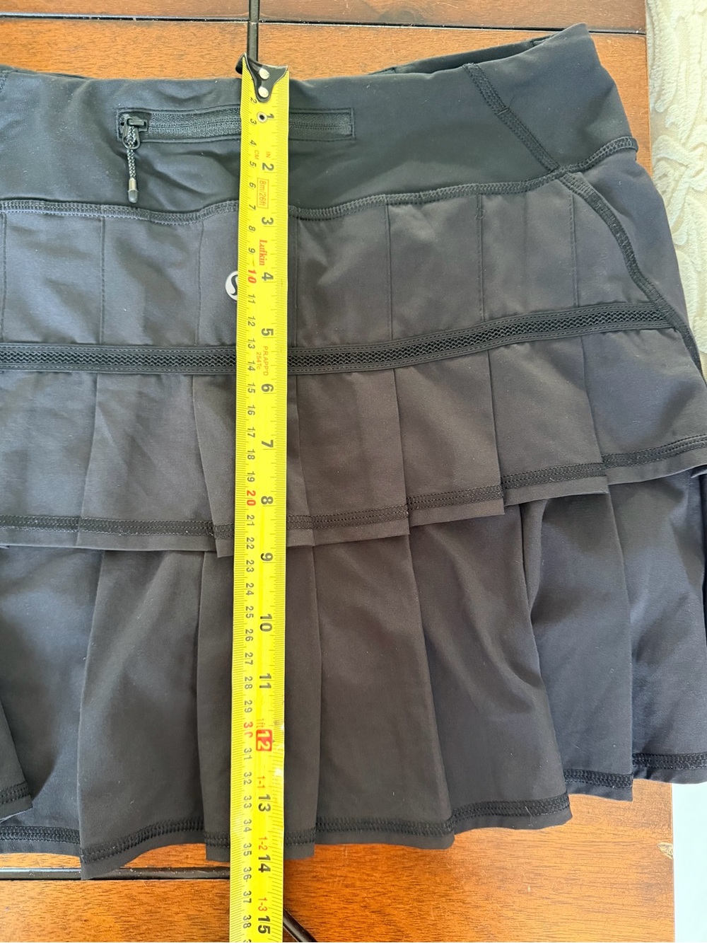 Lululemon pace setter Black Women's Skort - size 4 - Picture 8 of 8
